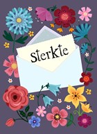 Sterkte kaart envelop en bloemen